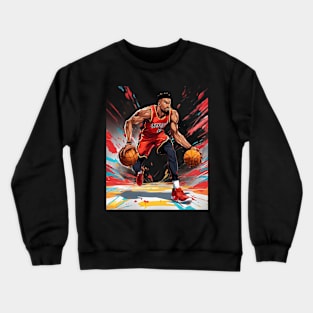 basketball court Crewneck Sweatshirt